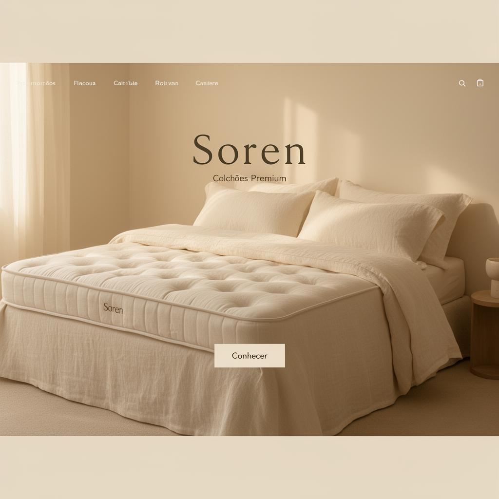Preview do projeto Soren — Colchões Premium