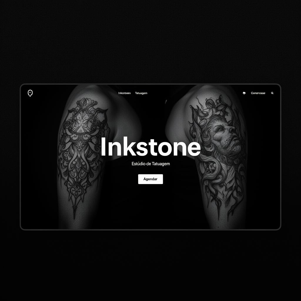 Preview do projeto Inkstone — Estúdio de Tatuagem